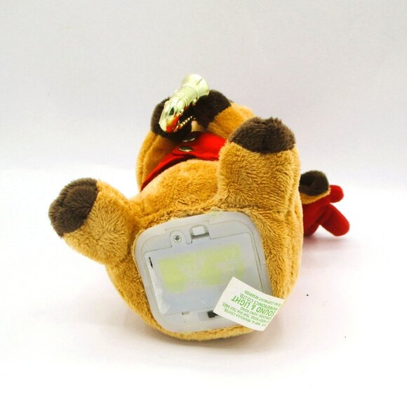 Singing Plush Reindeer Toy With Saxophone & Red Sunglasses - Picture 5 of 5